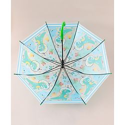 Babyhug Free Size Umbrella with Dinosaur Print - Multicolor