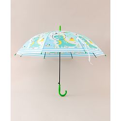 Babyhug Free Size Umbrella with Dinosaur Print - Multicolor