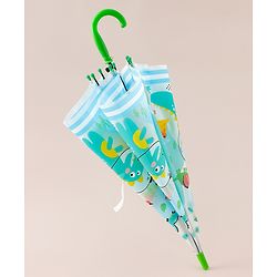 Babyhug Free Size Umbrella with Dinosaur Print - Multicolor