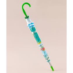 Babyhug Free Size Umbrella with Dinosaur Print - Multicolor