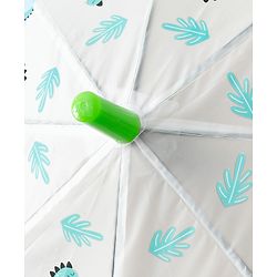 Babyhug Free Size Umbrella with Dinosaur Print - Multicolor