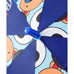 Babyhug Free Size Umbrella with Teddy Print - Multicolor