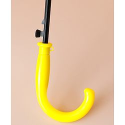 Babyhug Free Size Umbrella with Robot Print - Yellow