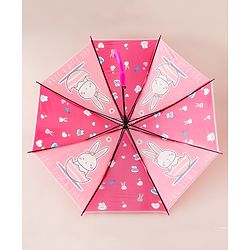 Babyhug Free Size Umbrella with Kitty Print - Pink