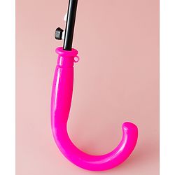 Babyhug Free Size Umbrella with Kitty Print - Pink