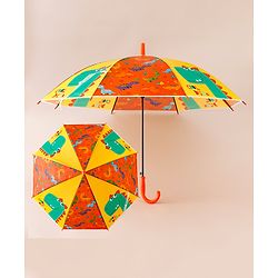 Babyhug Dino Printed Umbrella - Multicolor