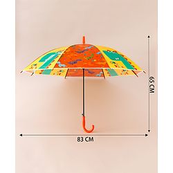 Babyhug Dino Printed Umbrella - Multicolor