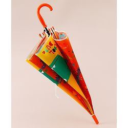 Babyhug Dino Printed Umbrella - Multicolor