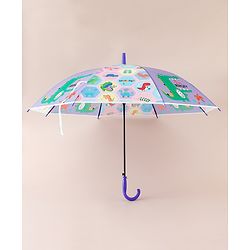 Babyhug Dino Printed Umbrella - Multicolor