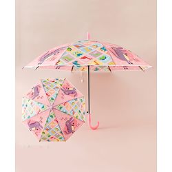 Babyhug Dino Printed Umbrella - Multicolor