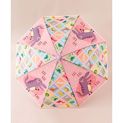 Babyhug Dino Printed Umbrella - Multicolor