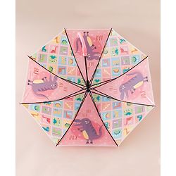Babyhug Dino Printed Umbrella - Multicolor