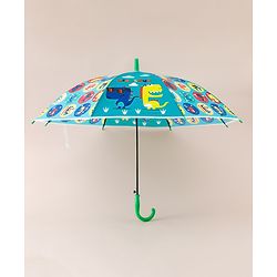 Babyhug Free Size Dino Printed Umbrella - Green