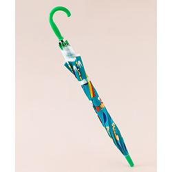 Babyhug Free Size Dino Printed Umbrella - Green