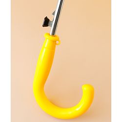 Babyhug Unisex Umbrella With Car Print & Applique - Yellow