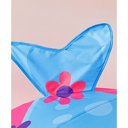 Babyhug Umbrella With Fish Print & Applique - Purple & Blue
