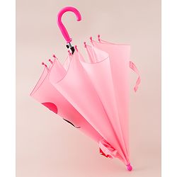 Babyhug Umbrella With Bunny Print & Applique - Pink