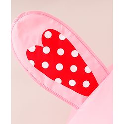 Babyhug Umbrella With Bunny Print & Applique - Pink