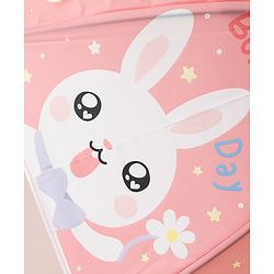 Babyhug Free Size Umbrella with Bunny Print - Red