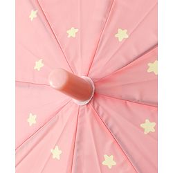 Babyhug Free Size Umbrella with Bunny Print - Red
