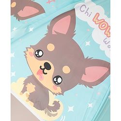 Babyhug Free Size Umbrella with Puppy Print -  Green