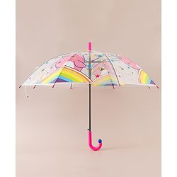 Babyhug Free Size Printed Umbrella - Dark Pink