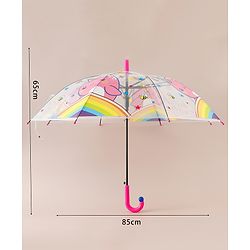 Babyhug Free Size Printed Umbrella - Dark Pink