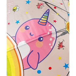 Babyhug Free Size Printed Umbrella - Dark Pink