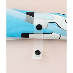 Babyhug Free Size Umbrella with Space Theme Print - Blue