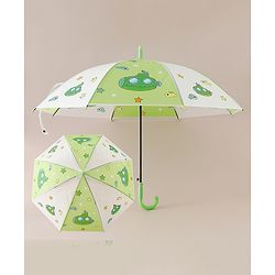 Babyhug Free Size Umbrella with Sea Life Theme Print - Green
