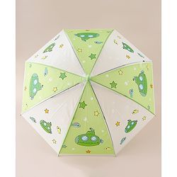 Babyhug Free Size Umbrella with Sea Life Theme Print - Green