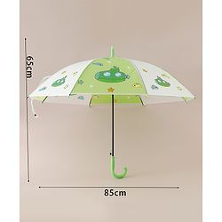 Babyhug Free Size Umbrella with Sea Life Theme Print - Green