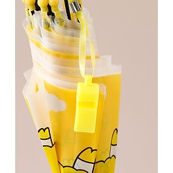 Babyhug Free Size Umbrella with Sheep Print - Yellow