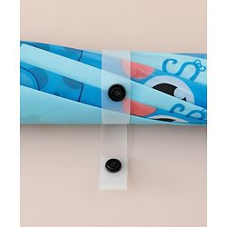 Babyhug Free Size Umbrella with Dino Print - Blue