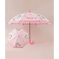 Babyhug Free Size Umbrella with Unicorn Print - Dark Pink