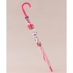 Babyhug Free Size Umbrella with Unicorn Print - Dark Pink