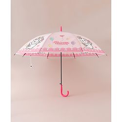 Babyhug Free Size Umbrella with Unicorn Print - Dark Pink