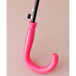 Babyhug Free Size Umbrella with Unicorn Print - Dark Pink