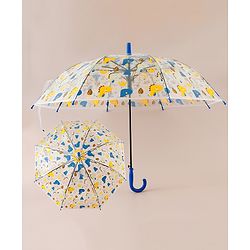 Babyhug  Free Size Umbrella with Dino Print - Blue