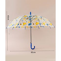 Babyhug  Free Size Umbrella with Dino Print - Blue