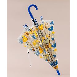 Babyhug  Free Size Umbrella with Dino Print - Blue