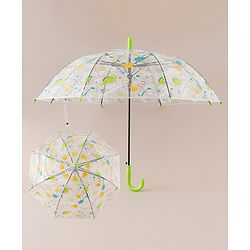 Babyhug Umbrella For Kids With Dino Print Pack of 1 - Green