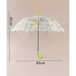 Babyhug Umbrella For Kids With Dino Print Pack of 1 - Green