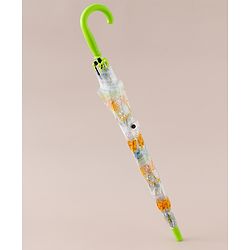 Babyhug Umbrella For Kids With Dino Print Pack of 1 - Green