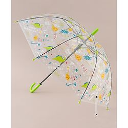 Babyhug Umbrella For Kids With Dino Print Pack of 1 - Green