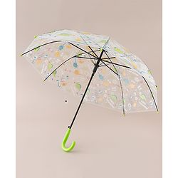 Babyhug Umbrella For Kids With Dino Print Pack of 1 - Green