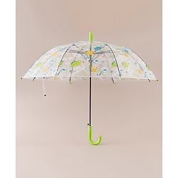 Babyhug Umbrella For Kids With Dino Print Pack of 1 - Green