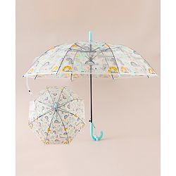 Babyhug  Free Size Umbrella with Dino Print - Light Blue