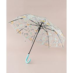 Babyhug  Free Size Umbrella with Dino Print - Light Blue
