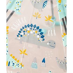 Babyhug  Free Size Umbrella with Dino Print - Light Blue